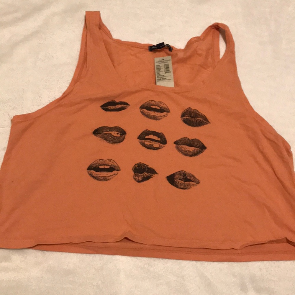 American Eagle graphic cropped tank